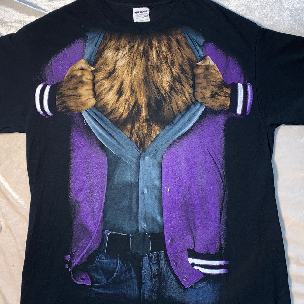 Werewolf costume tshirt medium